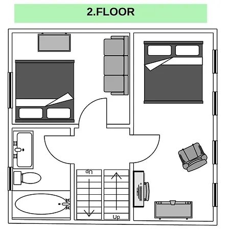 Istanbulda Merkezi Pitoresk Konum Muestakil Yeni Ev Vakantiehuis Istanboel
